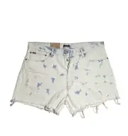 Women's Polo Ralph Lauren The Sprighton Boyfriend Shorts Size 32 Stonewash
