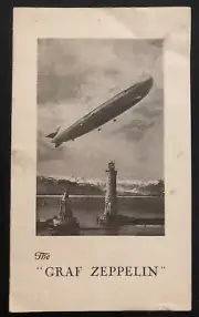 Mint Germany Picture Advertising Postcard Graf Zeppelin The Skefko Ball Bearing