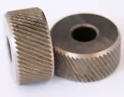 Pair 5/8 Diameter HSS Knurls Medium KN05 Lathe Knurling Tool Diamond 3/8 wide