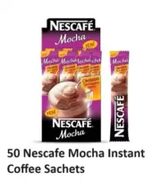 Nescafe instant Mocha Chocolate Coffee Just Pour into Hot Water & Ready To Drink