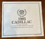 1985 Cadillac Chassis & Body Electrical Wiring Circuit Diagrams Fleetwood DFI
