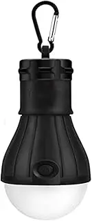 zolyet 1PC Camping Portable Camping Lantern Camp Te Lights Lamp Camping Gear and Equipme with Clip Hook for Indoor and Hiking Backpacking Fishing Outage Emergency Black