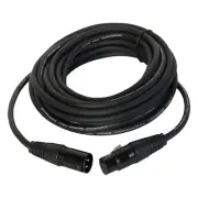 25ft 3pin Male Audio Cable to 3pin Female PA Speaker Microphone Mixer DJs Cable
