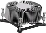 OSALADI 12cm CPU Fan Low Profile CPU Cooler for Lga1151/1150/1155/1156 Aluminum Heat Sink Led Cooling f