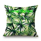 1 x cushion cover pillow case plant floral tree leaves outdoor sofa lounge 45cm
