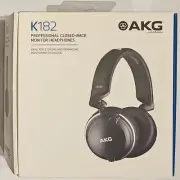 AKG K182 Professional Closed-Back Monitor Wired Headphones
