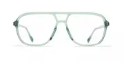 Mykita Kami Asian Fit 372 Men's Glasses Green Size 57 - Private Health Rebate - Blue Light Block Available