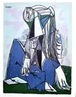 Pablo Picasso The Thinker Plate Signed Offset Lithograph