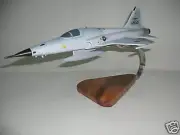 F-5E ROKAF Wood Model Airplane - SMALL - Free Shipping