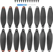 2/4Pair Replacement Low Noise PropellerParts Light Weight Prop Folding Blade Wing, for FIMI X8 Mini Drone Drone Blades (Size : Orange White Edge)