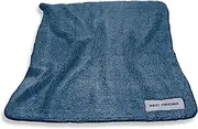 Logo Brands NCAA West Virginia Mountaineers Color Frosty Fleece Throw Blanket (50" x 60") - Soft Sherpa Material