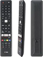 [YiBiChin] Replacement for Toshiba CT-8069 Remote Control, CT-8069 CT8069 Remote Control Compatible with Toshiba Smart LCD LED TVs, with YouTube, Netflix and Fplay Shortcut Buttons, No Setup Required