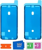 MMOBIEL 2 x Waterproof Pre-Cut Adhesive Sticker Compatible with iPhone X - 5.8 inch for LCD Display Frame