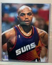 CHARLES BARKLEY SIGNED 8x10 PHOTO PHOENIX SUNS; AUTOGRAPHED Official NBA Product