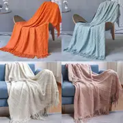 Cozy Decorative Knit Woven Throw Blanket Sofa Throw Bed Throw Bed Blanket