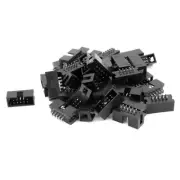 38Pcs 2x5 10Pin PCB Box Header IDC Male Socket Straight Connector 2.54mm Pitch