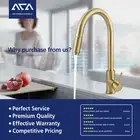 ACA Gold Laundry Sink Basin Faucet Pull Out Brass Swivel Kitchen Mixer Tap WELS