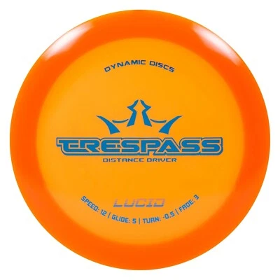 Dynamic Discs Trespass - Lucid - 12 Speed Disc Golf Distance Driver