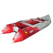 4.3M INFLATABLE KAYAK INFLATABLE BOAT FISHING TENDER POONTON BOAT WITH AIRFLOOR