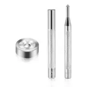 Leather Punch Tool, 3 PCS Snap Rivet Setter for Backpacks, Leathercrafts, Jeans