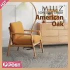 MIUZ Armchair Lounge Chair Accent Armchairs Retro Fabric Seat Cushion Cover Sofa