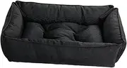 B Baosity Cat Dog Bed Nest Snooze Washable Sleeping Calming Oxford Cloth Self Warming Pet Couch Cushion for Indoor Cats Kitten Puppy, 65cmx45cmx18cm