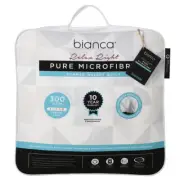 Bianca Relax Right Pure Microfibre Quilt 300gsm Single Bed White Room Bedding