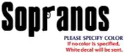 Sopranos Game TV Movie Funny JDM Vinyl Sticker Decal Car Window Bumper Wall 8"