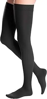 Medi Duomed Advantage Soft Opaque ClosedToeThigh Highs w/Beaded Band - 20-30mmHg Petite