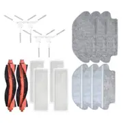 For Robot Vacuum S10 S12 B106GL Accessories Main Side Brush Hepa Filter Mop Cloth Replacement Spare