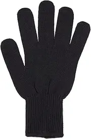Labymos 1Pc Professional Heat Glove Ha Styling Heat Blocking Tool For Curling Straight Flat on Suit for Left Right Hand Black