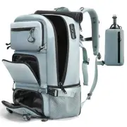 Travel backpack Carry-on Travel Backpack For Women Men Flight Light Blue