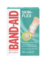 Band-Aid, Skin-Flex Bandages, All One Size, 25 Count