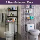 Over Toilet Storage Rack 3Tier Bathroom Laundry Washing Machine Shelf Organizer