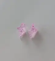 Lol Surprise Tweens Doll Buns-2-Braids Bailey Sparkly Purple Pink Earrings