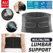 AU Lumbar Lower Back Support Brace Waist Belt Orthosis Therapy Pain Relief