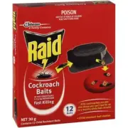 Raid Max Insect Cockroach Baits Traps - 12 Pack x1 x2 x3