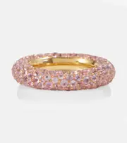 [Octavia Elizabeth] Octavia Elizabeth Blossom Bubble 18kt gold ring with sapphires K multicoloured