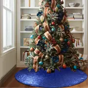 Sequin Christmas Tree Skirt Christmas Tree Decorations Xmas Home Decor