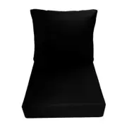 *COVER ONLY*- Outdoor Deep Seat Backrest Pillow Slipcover Knife Edge Large-AD109
