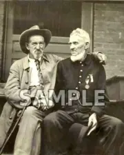 8x10 photo Civil War veterans reunion, Gettysburg, 1913