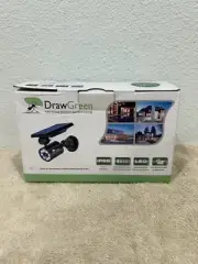 DrawGreen A Solar Outdoor Motion Sensor,1400-Lumens Bright LED Spotlight NIB