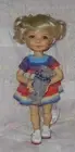 Playhouse SPRING Doll Wig SZ 8/9 PALE BLONDE Ponytail Wig Bangs & Skin Part NWT