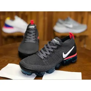 nike vapormax flyknit 灰色 藍底 桃紅 編織 氣墊 透氣 慢跑鞋 942843-009