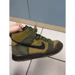 NIKE DUNK  HIGH SB 綠 墨綠 高筒