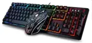 Wired Gaming Illuminated keyboard and Mouse bundle PSFY Model K-13 Black