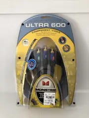 Monster Cable ULTRA 600 Component Video 4 FT THX Video Cable ULTRA - NEW