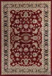 Ornate Reggie Traditional Red & Black Rug