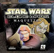 Genndy Tartakovsky STAR WARS CLONE WARS Maquettes Obi-Wan Kenobi statue NEW