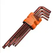 9pcs Hex Allen L Wrench Set Long Arm Ball End with New tool holder Precision